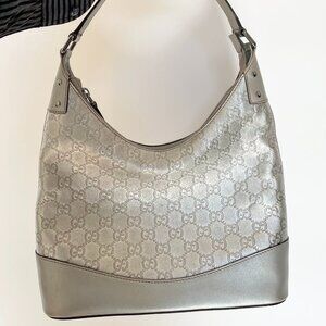 Vintage Silver Gucci Bag